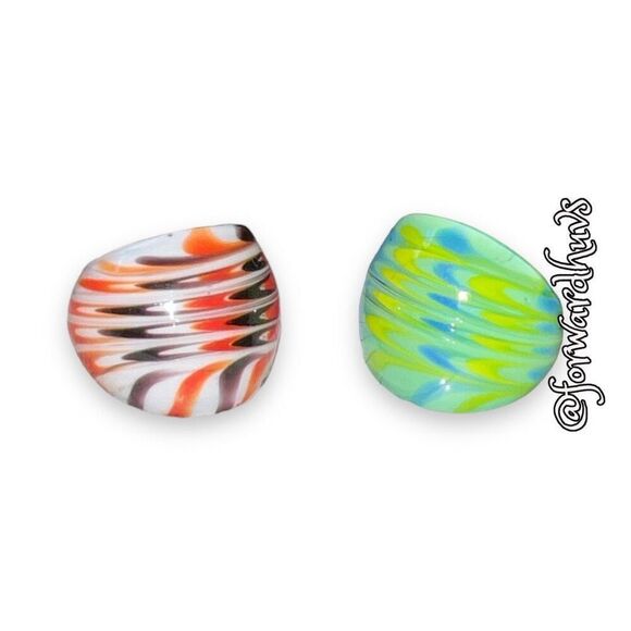 Hand-Blown Artisanal Glass Ring - Size 8.25 - Picture 6 of 11